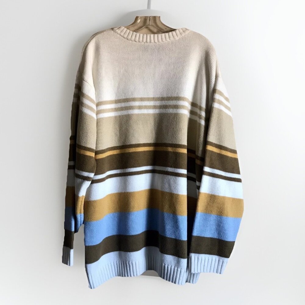 Southpole Men's Vintage Striped Long Sleeve Sweater Size XL - Picture 2 of 6